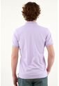 Polo Morada  Lycra-Algodón Para Hombre de Tennis