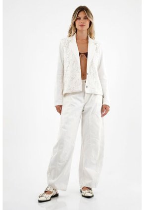 Tennis Abrigo Crudo Con Detalles Tejidos Para Mujer