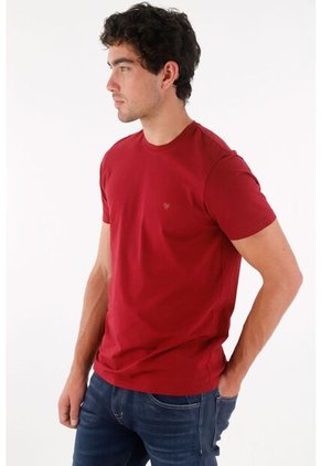 Tennis Camiseta Con Mini Raqueta Roja Para Hombre