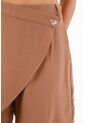 Bermuda Café Larga De Silueta Amplia Para Mujer de Tennis