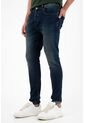 Tennis Jean Azul Super Skinny Con Iluminaciones Para Hombre de Tennis