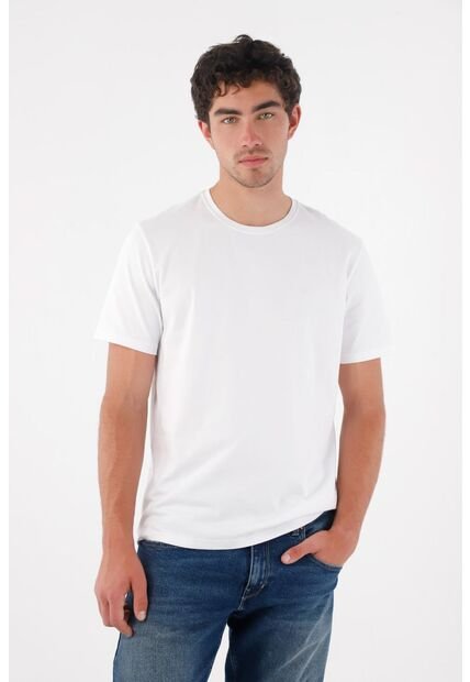 Tennis Camiseta Básica Con Raqueta Blanca Para Hombre