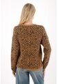 Tennis Buzo Tejido Afelpado Animal Print Con Diseño Limpio Para Mujer de Tennis