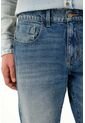 Tennis Jean Classic Tiro Medio Azul Con Acabado Ligero Para Hombre de Tennis