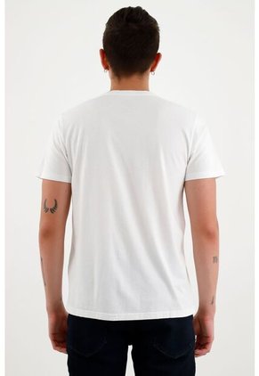 Camiseta Blanca Manga Corta Para Hombre