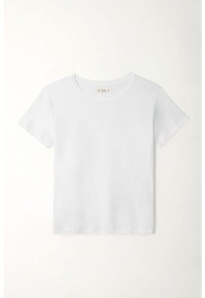 Tennis Camiseta Blanca Cuello Redondo Para Mujer