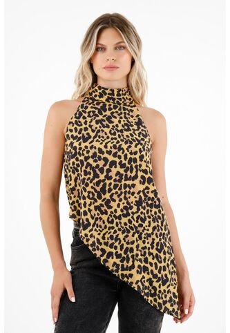 Tennis Camisa Con Diseño De Animal Print Para Mujer Tennis