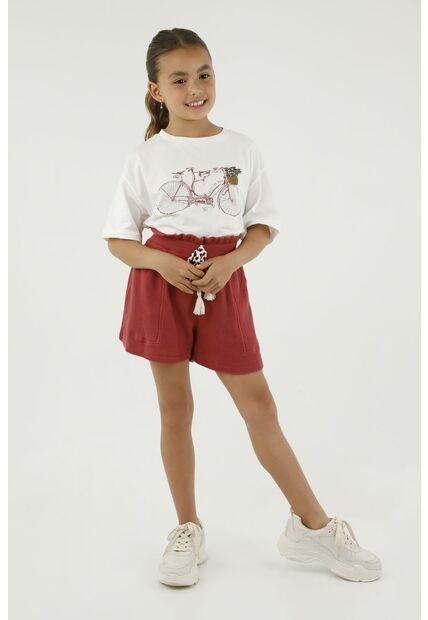 Bermuda Roja Para Niña