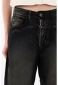 Tennis Jean Horseshoe Tiro Medio Negro Para Mujer de Tennis