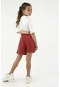 Bermuda Roja Para Niña de Tennis
