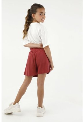 Bermuda Roja Para Niña