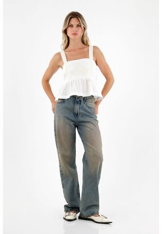 Tennis Camisa Crudo Con Escote Recto Para Mujer Tennis