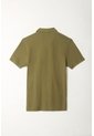 Tennis Polo Verde Con Raqueta Multicolor De Silueta Amplia Para Hombre de Tennis