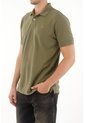 Tennis Polo Verde Con Raqueta Multicolor De Silueta Amplia Para Hombre de Tennis
