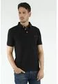Polo Negra 100% Algodón Para Hombre de Tennis