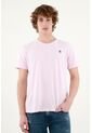Camiseta Rosada Con Mini Detalle Para Hombre de Tennis