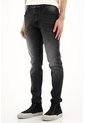Tennis Jean Super Skinny Tiro Medio Negro Para Hombre de Tennis
