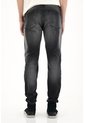 Tennis Jean Super Skinny Tiro Medio Negro Para Hombre de Tennis