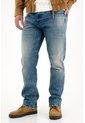 Tennis Jean Recto De Tiro Medio Azul Para Hombre de Tennis
