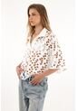 Tennis Camisa Color Crudo Tejida Para Mujer de Tennis