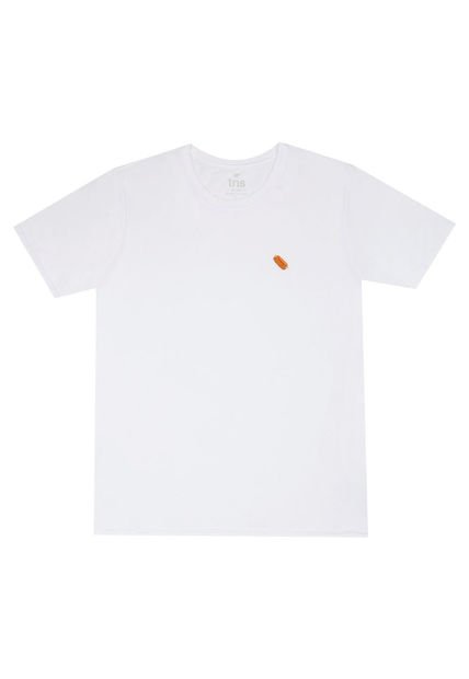 Camiseta Básica Blanca Para Hombre