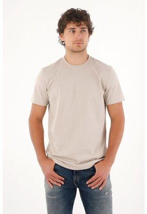 Tennis Camiseta En 100% Algodón Gris Para Hombre