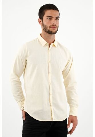 Tennis Camisa Tipo Lino Crudo Para Hombre Tennis