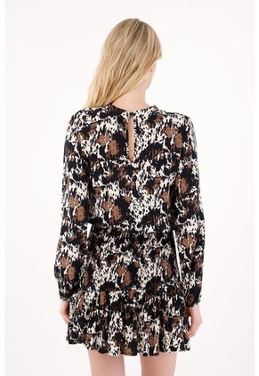 Tennis Vestido Corto Con Boleros Estampado Para Mujer
