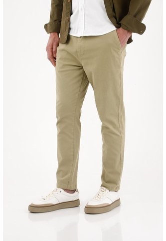 Tennis Pantalón Tipo Chino Verde Con Textura Suave Para Hombre Tennis