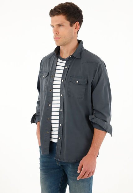 Camiseta Crudo De Rayas Para Hombre