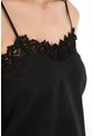 Tennis Camisa Negra De Tiras Ajustables Para Mujer de Tennis