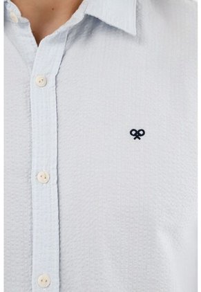 Tennis Camisa Azul Con Mini Raqueta Para Hombre