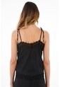 Tennis Camisa Negra De Tiras Ajustables Para Mujer de Tennis