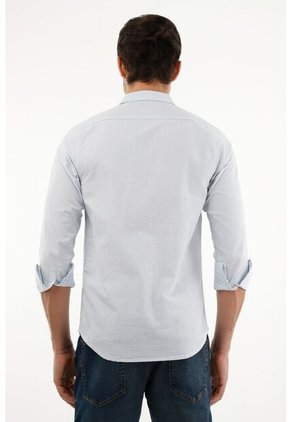 Tennis Camisa Azul Con Mini Raqueta Para Hombre