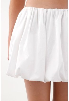 Tennis Falda Corta Tipo Globo Blanca Para Mujer