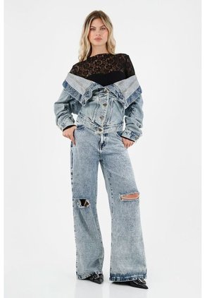 Tennis Chaqueta Multiestilo Azul Para Mujer