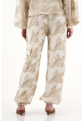 Tennis Pantalones Jogger Bordados Para Mujer