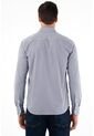 Camisa Cuello Francés Azul Para Hombre de Tennis