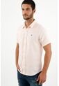 Camisa En Lino Rosada Para Hombre de Tennis