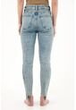 Tennis Jean Super Slim Tiro Medio Azul Para Mujer de Tennis