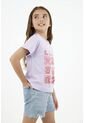 Camiseta Morada Para Niña de Tennis