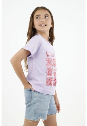 Camiseta Morada Para Niña