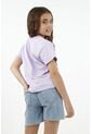 Camiseta Morada Para Niña de Tennis