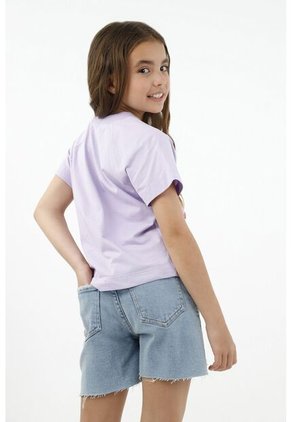 Camiseta Morada Para Niña