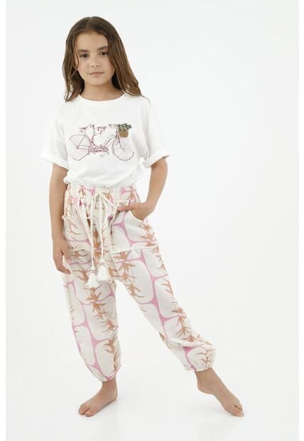Pantalón Estampado Para Niña