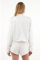 Tennis Chaqueta Crudo Con Tejido En Frente Para Mujer de Tennis