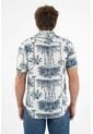 Camisa Estampada Tipo Bowling Para Hombre de Tennis