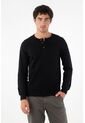 Tennis Camiseta De Manga Larga Negra Para Hombre de Tennis