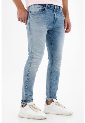 Tennis Jean Nudy Azul Con Rotos Recosidos Para Hombre