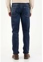 Tennis Jean Nudy Con Efecto Resinado Azul Para Hombre de Tennis